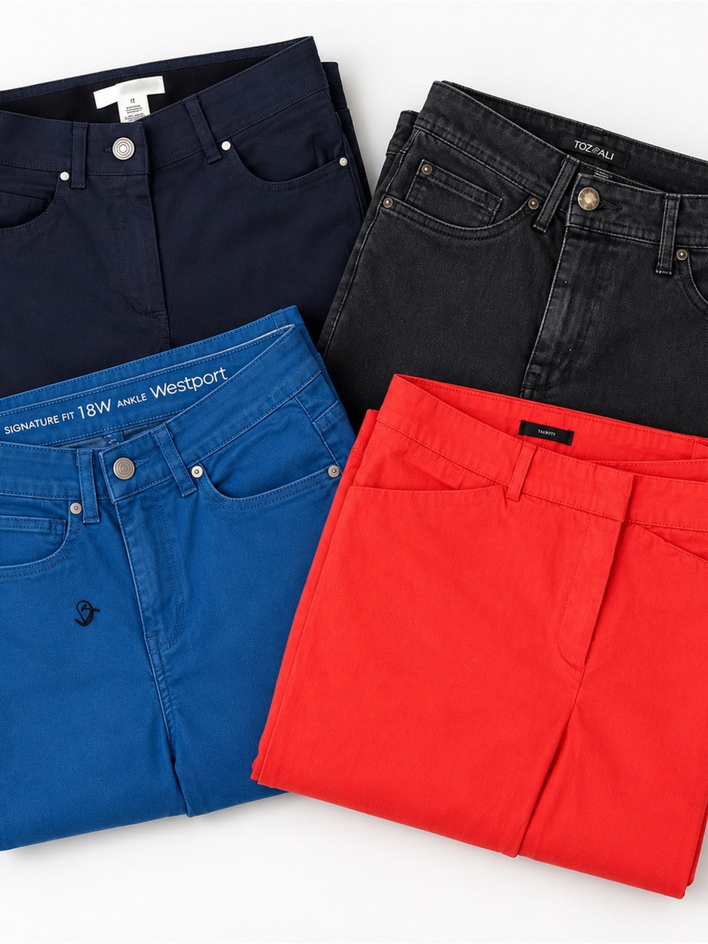Roz & Ali Westport Worthington 89th + Madison Pants Bundle Size 18